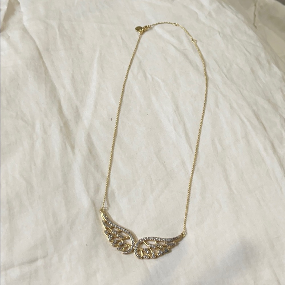 Stella & Dot angel wing necklace